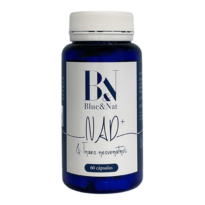 bote de NAD transresveratrol de 60 capsulas