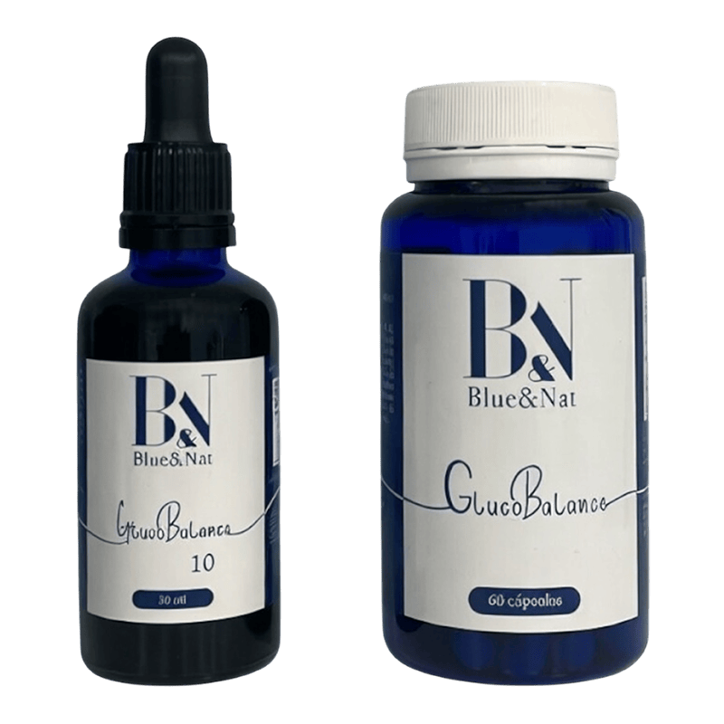 glucobalance 30ml en gotas y glucobalance 60 capsulas de Blue and Nat