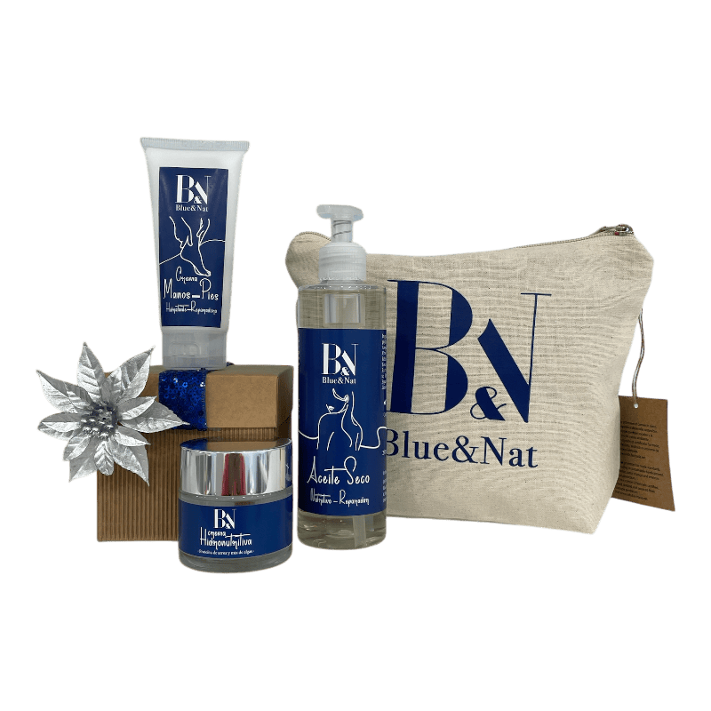 Pack hidratante completo: Aceite seco, Crema hidronutritiva, y Crema de manos y pies