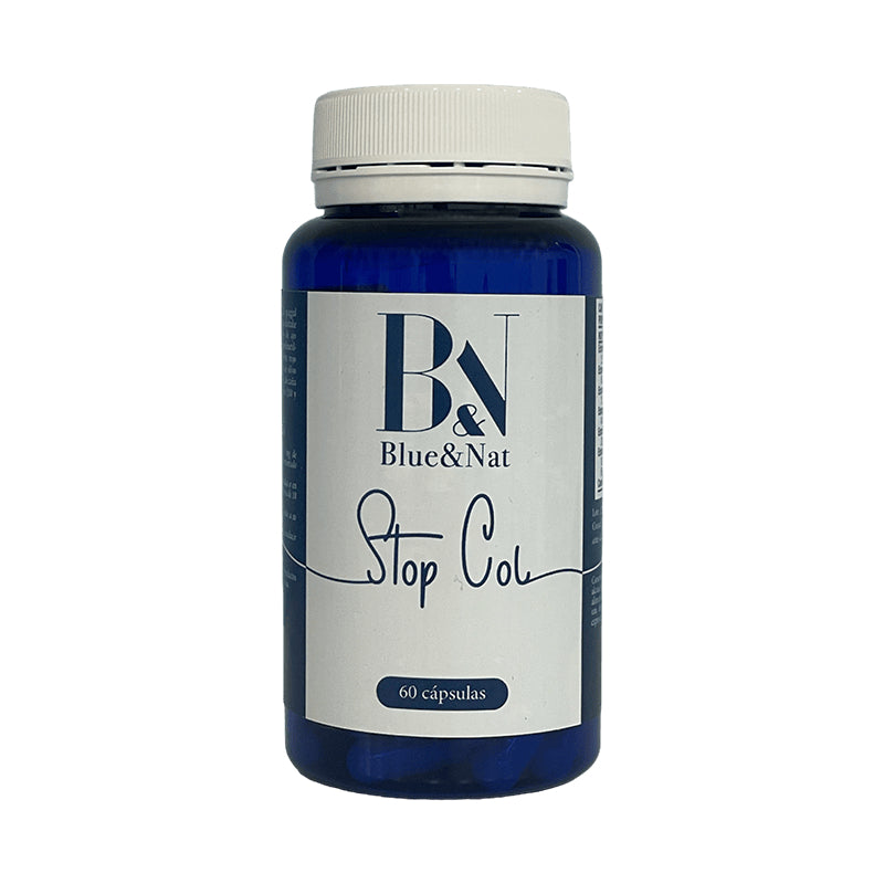 StopCol - Suplemento natural para reducir el colesterol y mejorar la salud cardiovascular, con ingredientes de origen natural, 60 cápsulas.