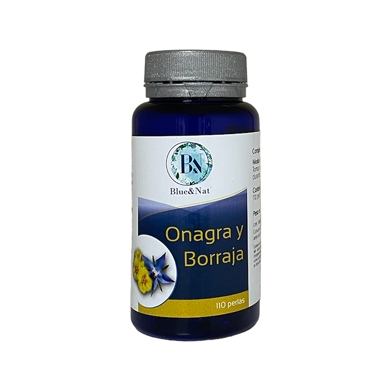 Onagra y Borraja: Salud Hormonal y Belleza Natural - 60 Cápsulas