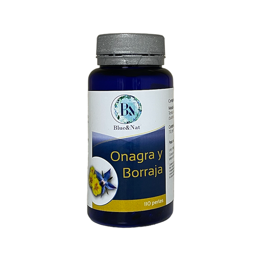 Onagra y Borraja: Salud Hormonal y Belleza Natural - 60 Cápsulas