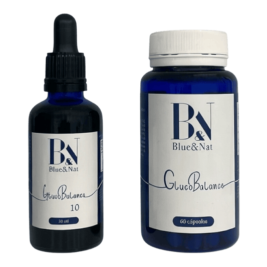 glucobalance 30ml en gotas y glucobalance 60 capsulas de Blue and Nat
